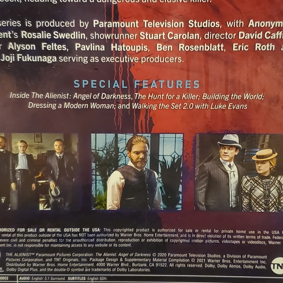 Sealed! The Alienist: Angel of Darkness (Season 2 on DVD) - Picture 3 of 4